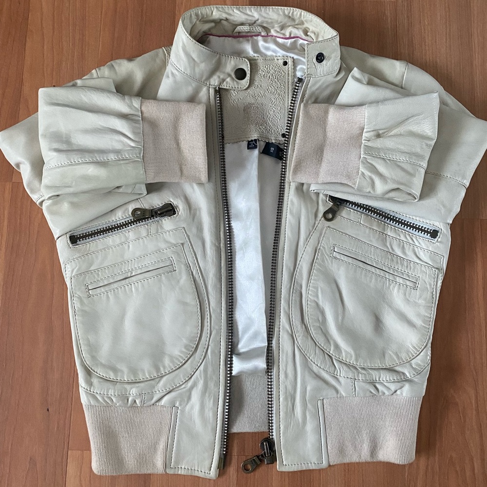 For Joseph Leather Bomber Jacket